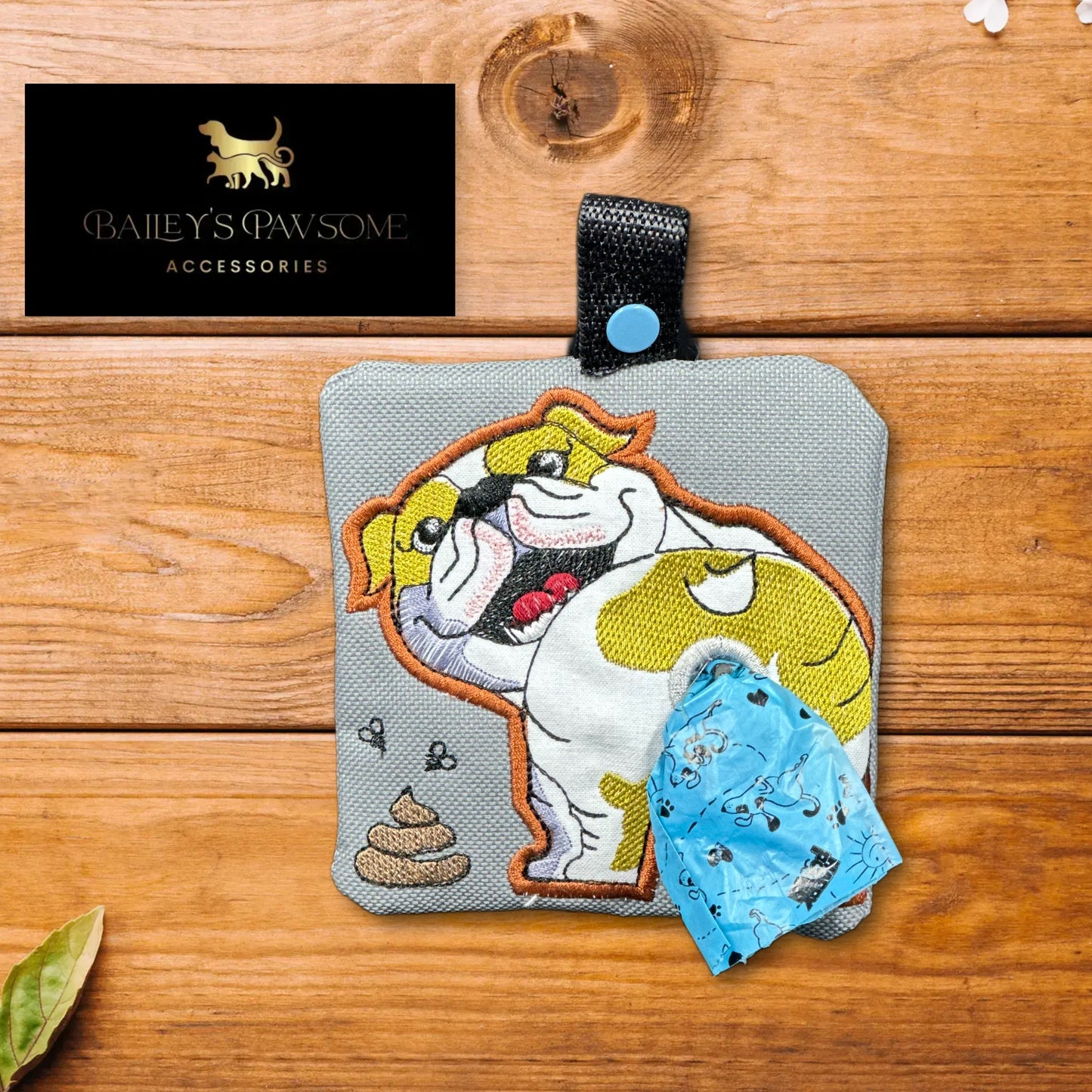 English Bull Dog Waste Bag Holder