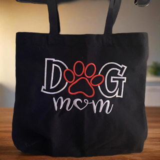 Tote Bag ( DOG MOM)